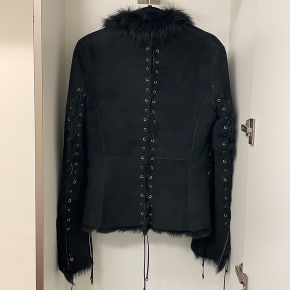 Paoli Frani shearling black jacket - Picture 3 of 3